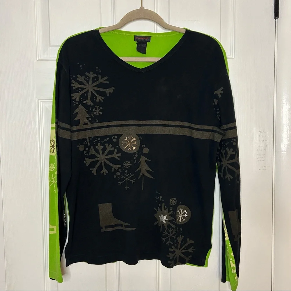 Custo Barcelona Flawed Winter Snowflake Shirt
